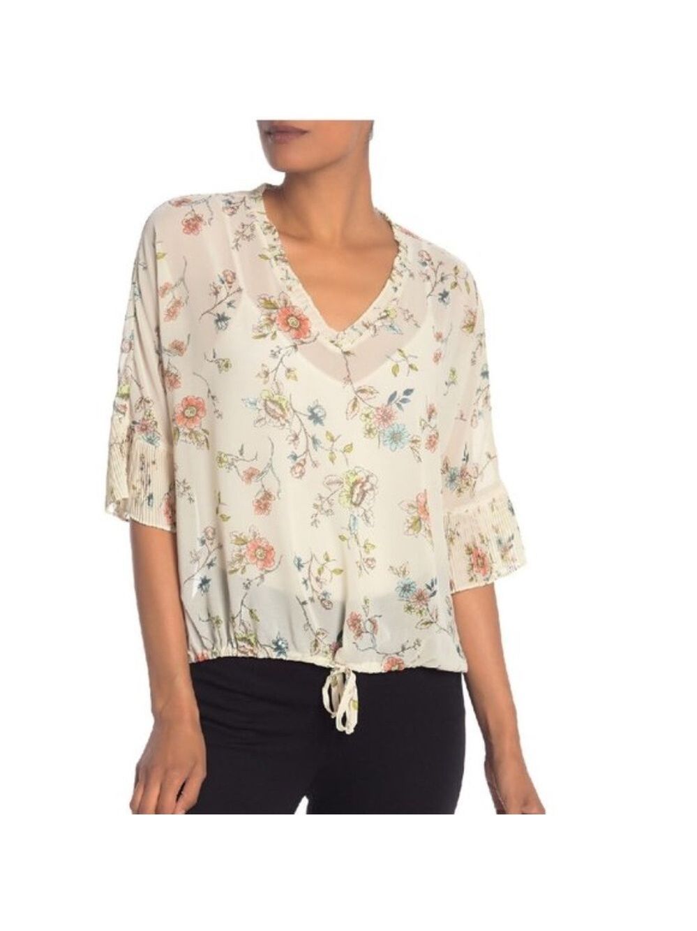 DR2 by Daniel Rainn 3/4 Sleeve Blouse